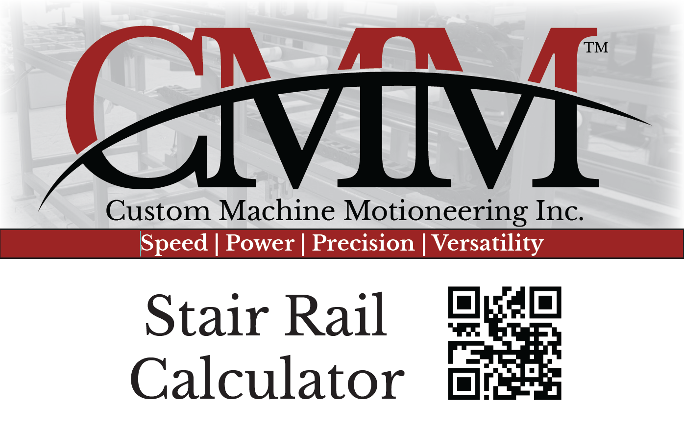Stair Rail App handout, front